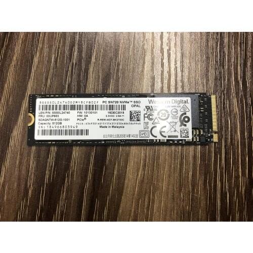 New Original Lenovo Thinkpad X280 X1 Carbon 6th Gen X1 Yoga 3rd Gen 512GB PCIe NVME OPAL M.2 SSD FRU 00UP683