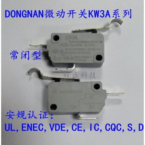 Original new 100% micro switch KW3A-16D6-C200 limit switch 16A 250VAC normally closed with long rod