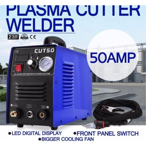 Free shipping New Plasma Cutting Machine CUT50 220V voltage 50A Plasma Cutter With PT31 Free Welding Accessories
