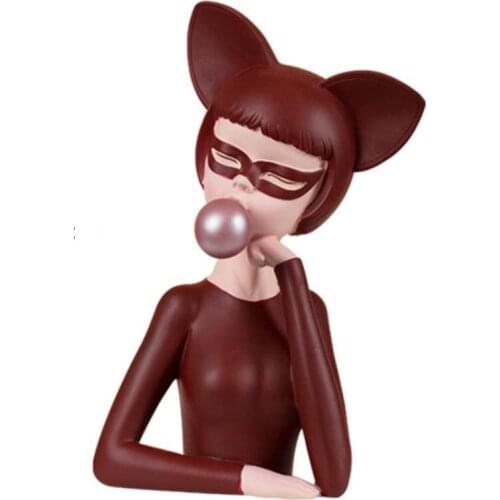 Sexy Bubble Girl Resin Animal Shape Modern Home Decoration Living Room Bedroom Decoration Accessories Gift Girl Sculpture Statue