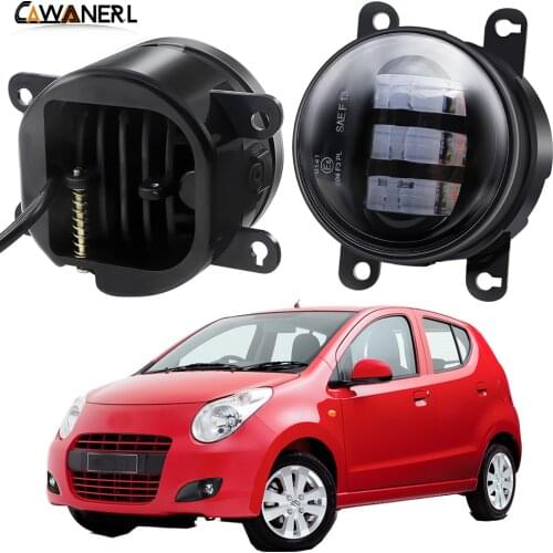 Fog Light Assembly 30W 3000LM Car Front Bumper LED Fog Lamp DRL Amber White H11 12V For Suzuki Alto V GF Hatchback 2009-2015