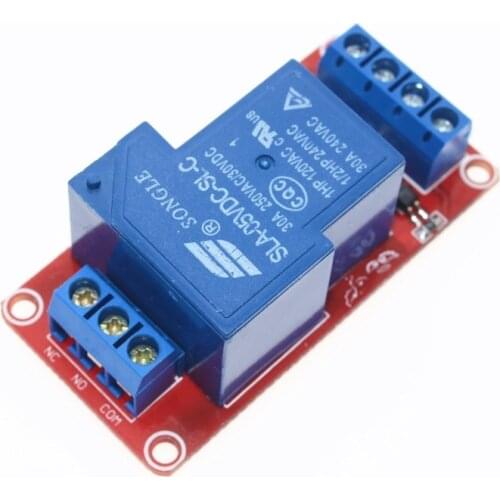 5V 30A Two-way isolation relay module High/low level trigger 5V 30A 1-Channel Relay Module+Electronic With Optocoupler