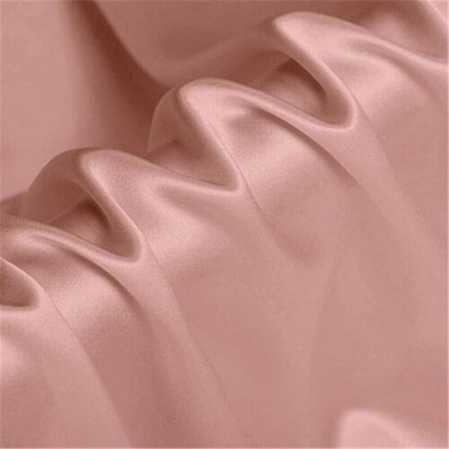 19 mm Silk Satin Fabric 100% pure mulberry silk pink black silver colors 114 cm 45'' width 81 gsm 10 meters small wholesale