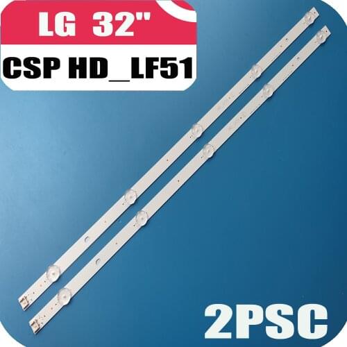 2pcs LED backlight strip for LG 32LH519U 32LH51HD 32LH590U 32LH510B 32LF510U 32LF510B 32LH516A 32LH517A 32LH518A 32LH51_HD S