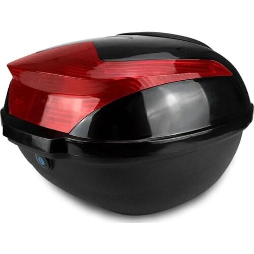 Universal Motorcycle Electric Car High Capacity Trunk Rear Seat Shockproof Toolbox Helmet Boxs Storage Box With Safety Lock