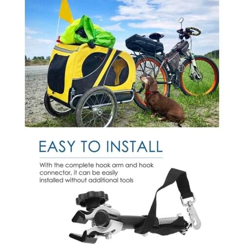 Universal Bike Trailer Connector Durable Aluminum Alloy Linker Bicycle Trailer Hitch Adapter Attachment Bike Accessories