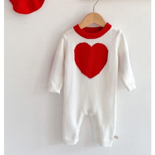 Infant Baby Girls Boys Knitting Jumpsuit One piece Outfit Toddler Baby Boys Girl Romper Spring Autumn Baby Girls Clothes