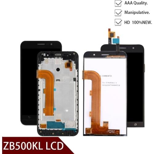 LCD For ASUS Zenfone Go ZB500KL LCD Screen X00AD LCD Display Screen Touch Screen Digitizer Sensor Glass Panel Assembly