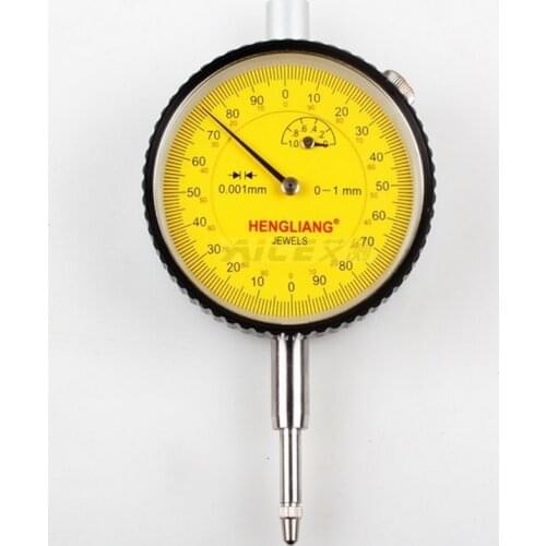 1mm shockproof micron dial indicator 0-1mm 0.001mm indicator with jewels