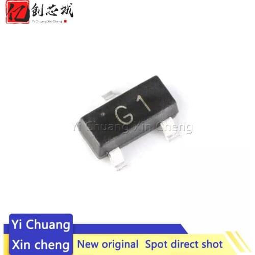 100PCS 2N5551 SOT23 MMBT5551 G1 SOT23-3 SMD transistor New original