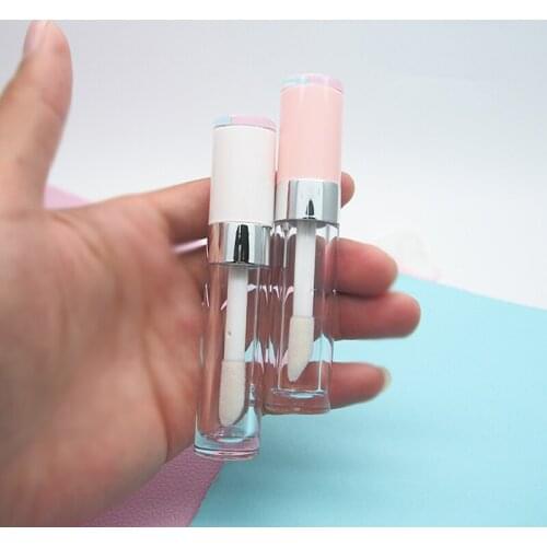 100pcs 5ml Plastic Lip Gloss Tube DIY Lip Gloss Containers Bottle Empty Cosmetic Container Tool