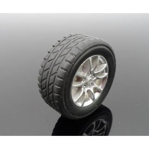 30MM toy car small rubber wheels DIY model remote control 4WD technology small production parts tire wheel