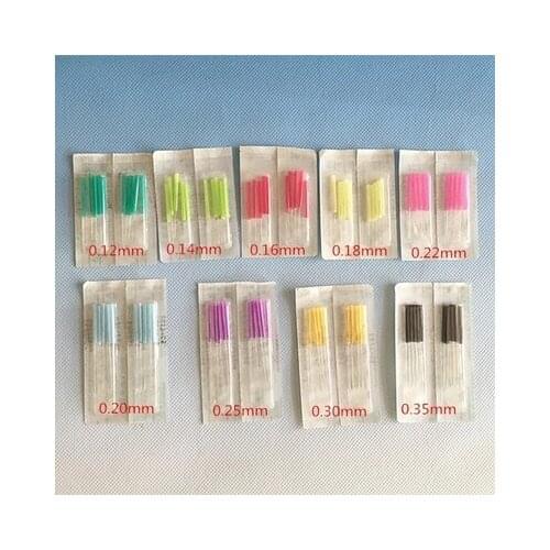 500pcs Acupuncture Therapy Tool Point Terapia Medical Care Disposable Color Plastic Handle Beauty Stainless Steel Needle Cone