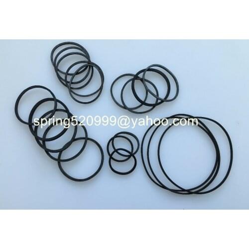 Free shipping 2bag 20pcs/bag DVD CD Transmission belt all size folded length 2.5-5.5cm thickness 1.2mm rubber belt drive strap