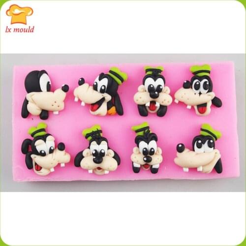 Cartoon Anime Handmade Chocolate Silicone Moulds Cake Decorating Tool Jelly Pudding Mould