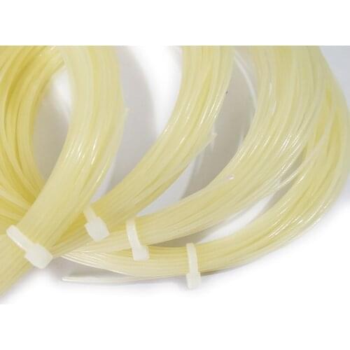 POWERTI 1.30mm Synthetic Gut Tennis String Soft Nylon Training Tennis Racket String 12m Natural Color 5pcs/lot