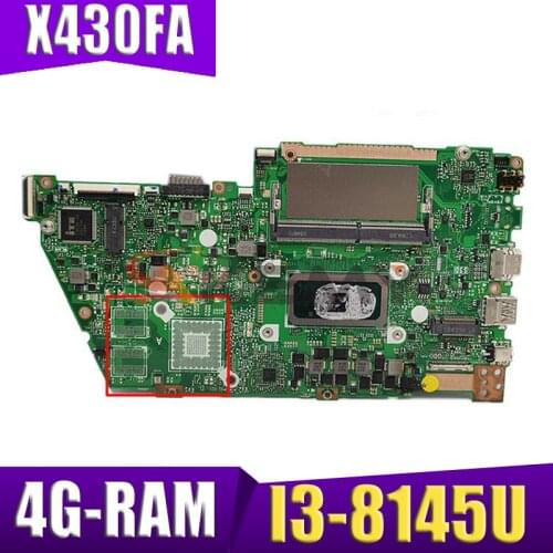 X430FA MB._4G/I3-8145U/AS Mainboard For ASUS X430FA X430F A430F S4300F Laptop motherboard Motherboard