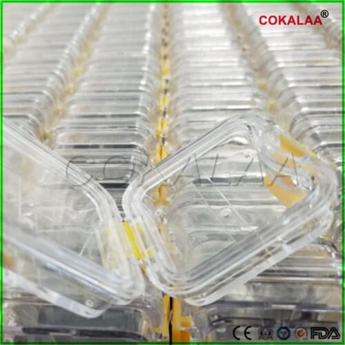 210 PCS With Film Denture Storage Box Membrane Tooth Box Dental Teeth Box Dental Lab Material
