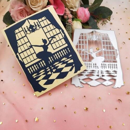 Dancing girl metal cutting dies 2019 new DIY scrapbook stamp greeting card gift card decoration crafts embossed mould