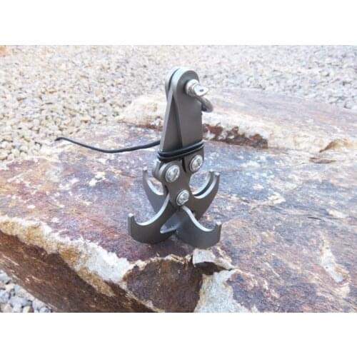 New1Pcs Novel High performance SURVIVAL Folding Grappling hook CLIMBING CLAW OUTDOOR CARABINER Automotive traction