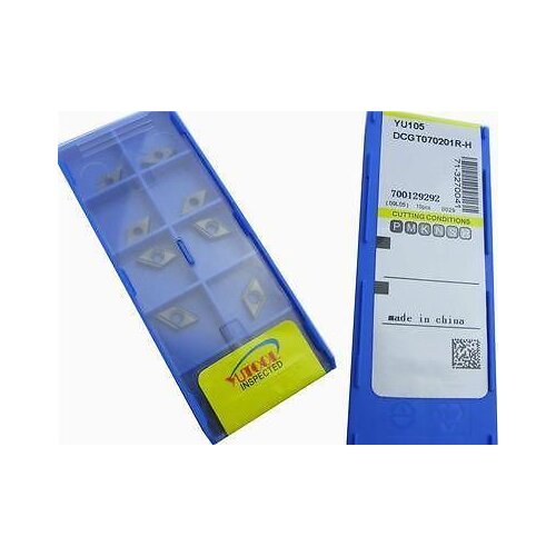 New10PCS DCGT070204IR-H Carbide Insert CNC Milling lathe and turning
