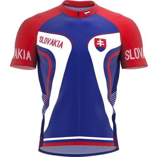 2021 new slovakia multiple choices Summer Cycling Jersey Team Men Bike Road Mountain Race Tops Riding Bicycle Wear Bike clothing