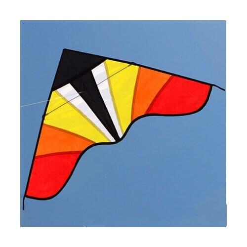 New High Quality Multi-color 43 inch Delta Kite With Handle Line Good Flying