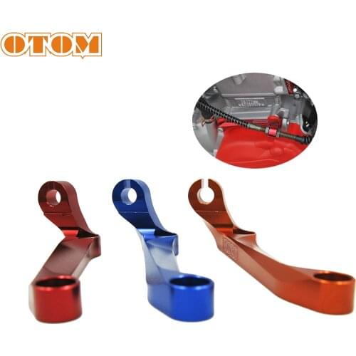 OTOM CNC Universal Motorcycle Clutch Cable Bracket For ZONGSHEN Engine NC250 250cc 4 Valves Engine KAYO Lengthen Clutch Arm