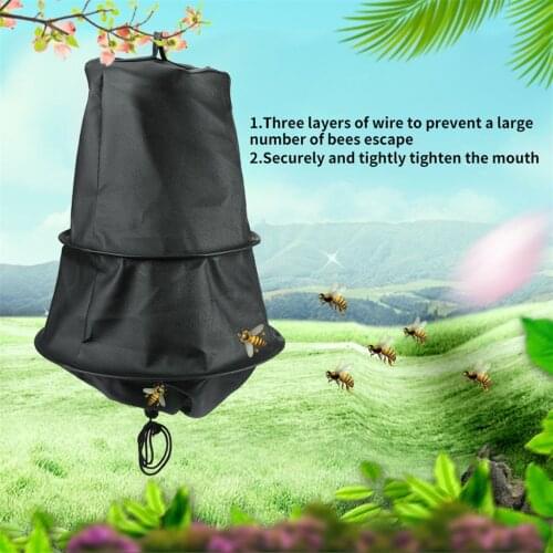 Bee Cage Swarm Trap Swarming Outdoor Wild Wasp Catcher Beekeeping Supplies Beekeeper Catching Tool Prevent Bees Sting #T2P