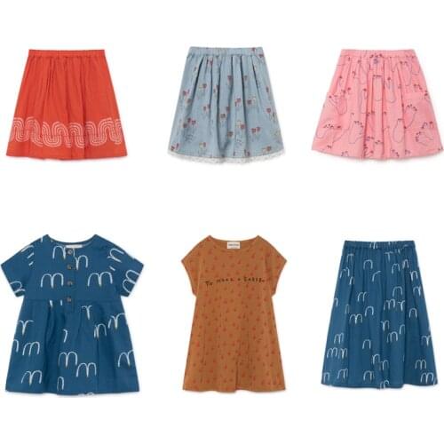 Inventory Clearance Kids Girls Skirt Bobo 2019 Summer Children Cute Graffiti Print Casual Long Skirts For Girls 1-11y