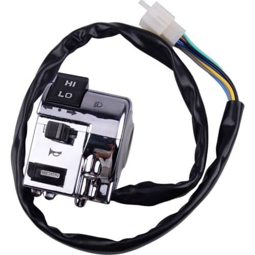 Left Side Motorcycle Handlebar Horn Switch Unit Fit for Retro Roller 50 125cc BENZHOU ZNEN