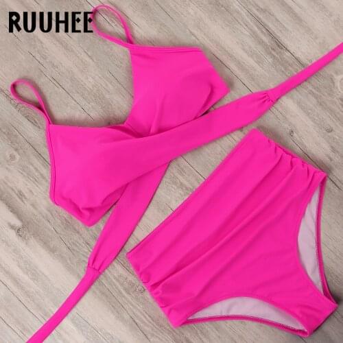 Розовые купальники RUUHEE China At AliExpress