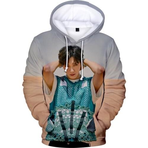 Personality Hot Black printed SuperM 3D Hoodies Men Women Sweatshirts Casual Kpop children Hooded New Super M boys girls Coats
