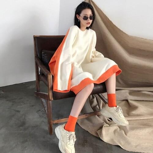 Hoodies Women Autumn and Winter Loose Coat for Long Sleeve Crew Neck Sweater Women Hoodies Sweatshirts Tops