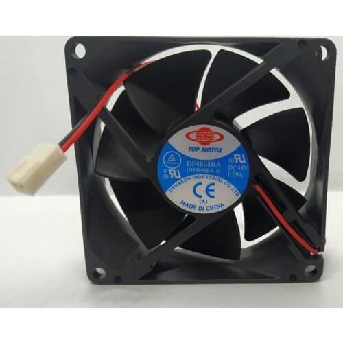 TOP MOTOR DF4808BA DF4808BA-4 DC 48V 8CM 48V 0.09A 8025 80*80*25MM 2-wire inverter Cooling fan