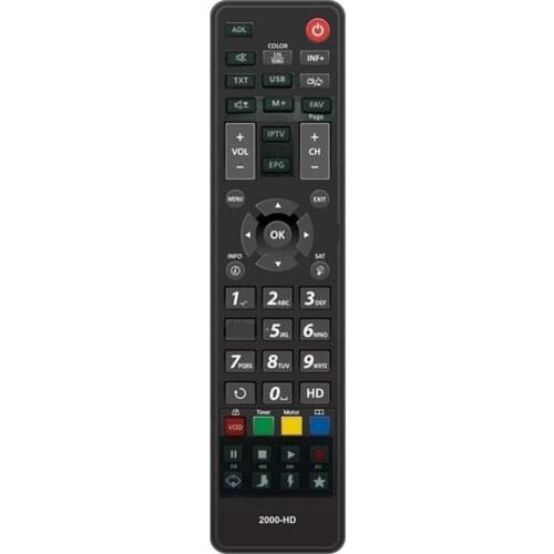 Television and Satellite Receiver Control Next 2000 HD Machina Satellite Remote Contol AT-KR5585-924