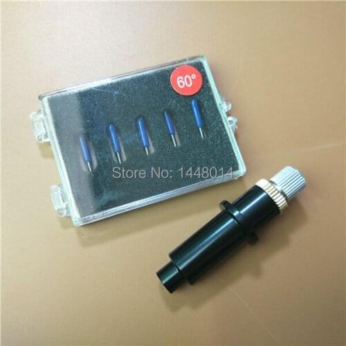 Wholesale price Mimaki CJV30 Vinyl Cutter Plotter Blades 60 Degree 5pcs +1 pc Blade Holder
