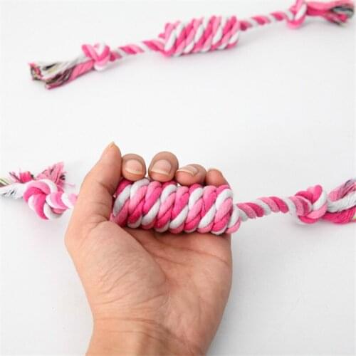 Cotton Rope Dog Toothbrush Stick Wholesale Dog Toys for Puppies Popular Pet Toys Pet Teeth Cleaning Tool Pug Dog Training Aids