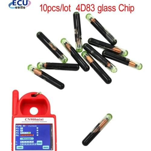 10pcs/ lot High Quality 4D83 Chip (Glass Tube) Transponder Chip for Ford Mazda Lincoln Car Key