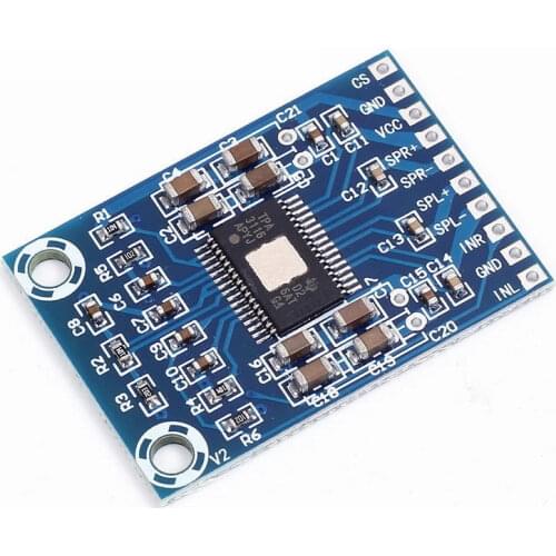 2*50W Tpa3116d2 2 channel Mini Digital Stereo Amplifier Class D Tpa3116 Micro Power Amplifier Ultra-thin small stereo amp