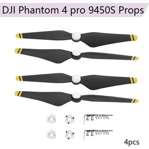 4pcs Quick Release 9450S Propeller for DJI Phantom 4 pro Advanced 4A Drone Blade 9450 Props Blade Replacement Mount Base Parts