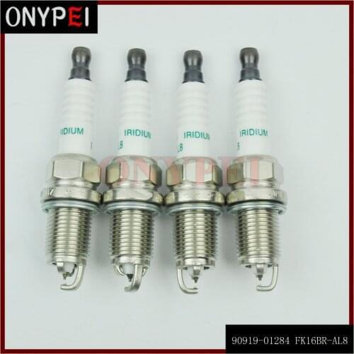 4PCS FK16BR-AL8 FK16BRAL8 3-Tip Iridium Spark Plug for Toyota AQUA YARIS SIENTA VITZ PRIUS C FIELDER 90919-01284 9091901284