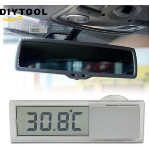 Car LED Digital Clock Automobile Watch Automotive Auto Thermometer Hygrometer Decoration Ornament Mini Clock термометр