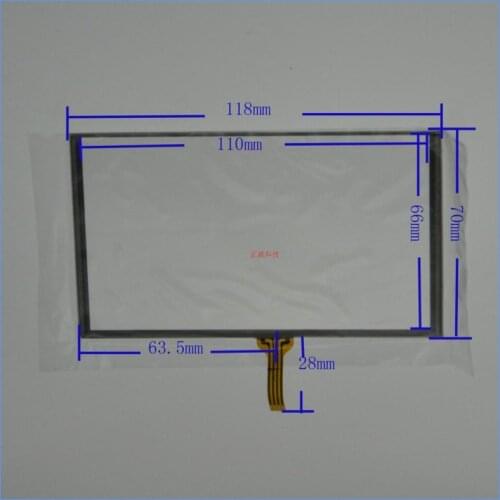 Free shipping 4.3 inch touch screen with Beijiao universal touch screen without spots A quality 105X65