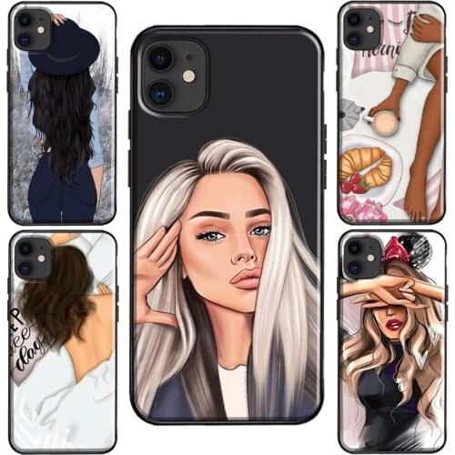 Fashion Girly Best Friends Sisters Forever Case For iPhone 11 Pro Max XS X XR 6S 7 8 Plus SE 2020 For iPhone 12 Pro Max Coque