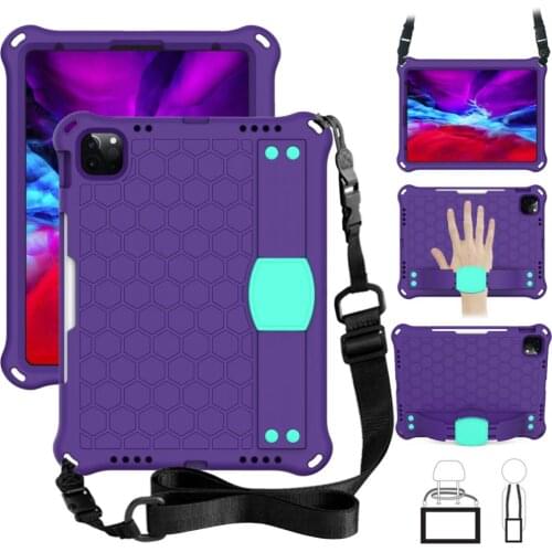 For Ipad 10.2 2019 Pro 11 Shockproof Hand Strap Kids Safe Eva Case Cover For Ipad Air 1 2 9.7 2017 2018 For Ipad Mini 1 2 3 4 5