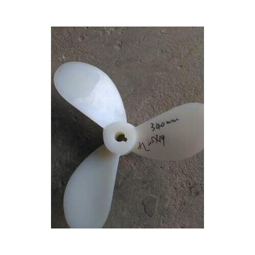 Fan Parts 3-blades boat nylon impeller 340mm diameter 25X19mm