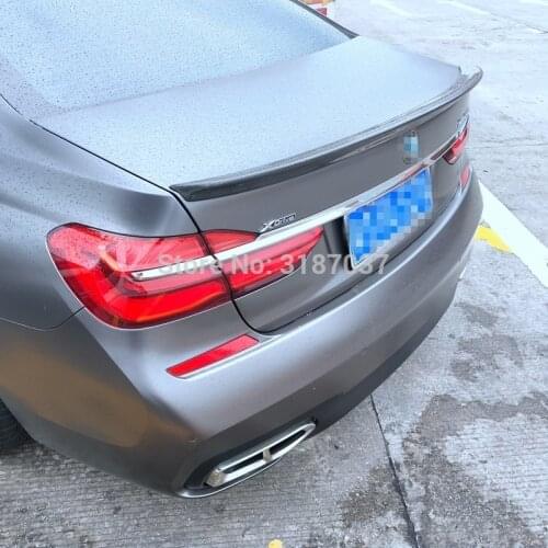 For BMW 7 Series G11 G12 740i 750i 4 Door Sedan 2016-2018 Carbon Fiber Rear Roof Spoiler Wing Trunk Lip Boot Cover Car Styling