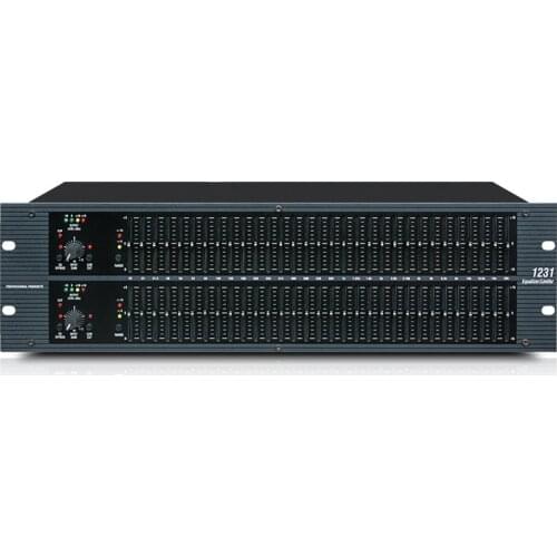 Audio processor 1231 electronic graphic equalizer dual 31 segment electronic graphic equalizer 3U