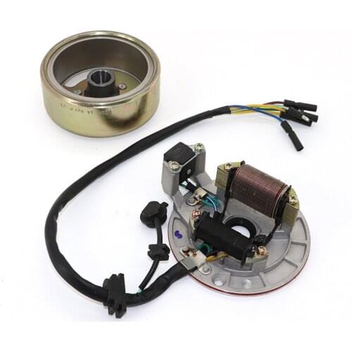 Motorcycles AC Ignition Magneto Stator Coil For Lifan LF 50cc 110cc 125cc Horizontal Kick Starter Engines Dirt Pit Bikes